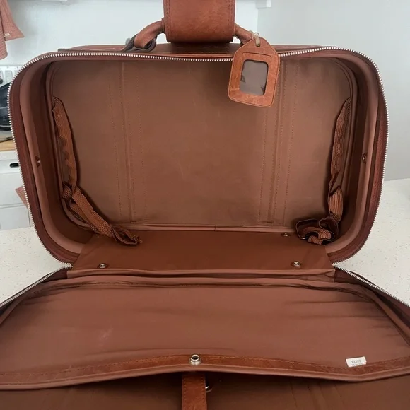 Vintage Faux Leather Briefcase - Picture 3 of 5